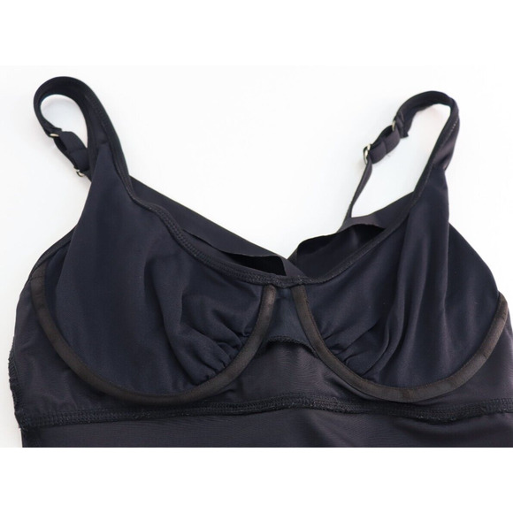 Magicsuit by Mirclesuit Black Estilo One Piece Swimsuit with Built in Bra Sz 10 - Picture 3 of 8